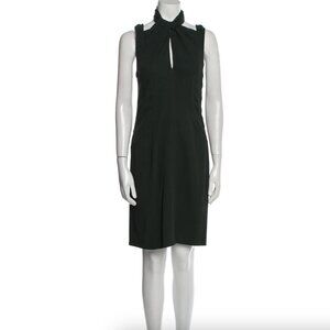 Barbara Bui Shift Dress Halter / Mock Neck Sleeveless Dress French 38 / US 6